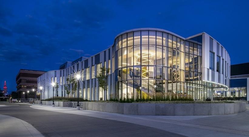 Metropolitan Campus Center at night